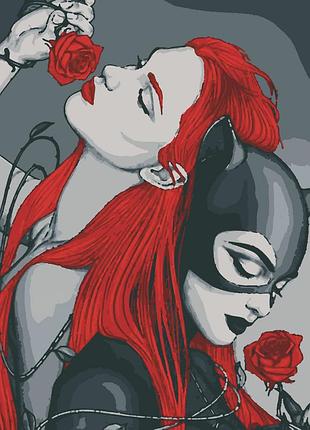 Картина за номерами riviera blanca poison ivy and catwoman 40x50 см (rb-0791)