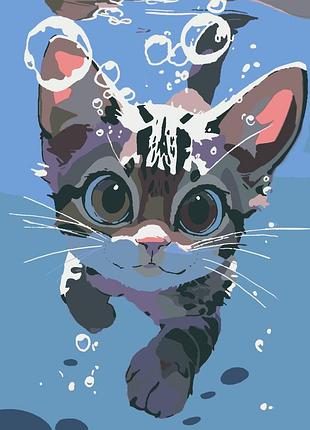 Картина за номерами riviera blanca litlle cat 28x40 см (rb-1013)