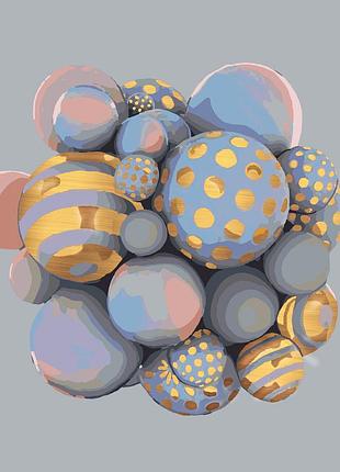 Картина за номерами riviera blanca bubbles 2 40x40 см (rb-0597)