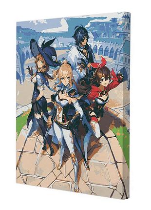 Картина за номерами riviera blanca genshin 40x50 см (rb-0726)