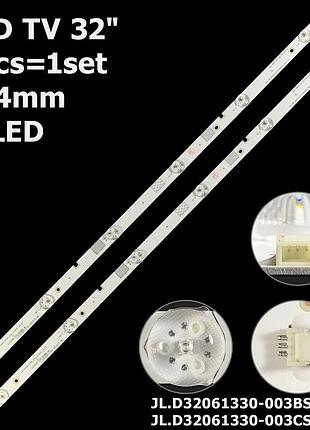 Led підсвітка tv 32" 594mm jl.d32061330-003bs-m jl.d32061330-003cs-m crh-bk32h823030t02067b2-rev1.1 2шт.