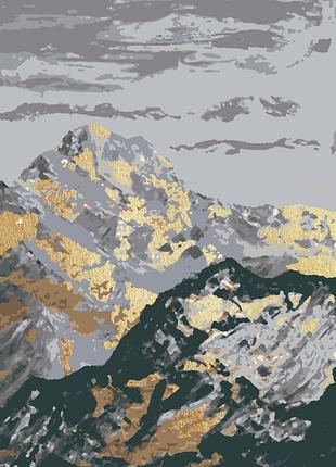 Картина за номерами riviera blanca золотаві скелі 28x40 см (rb-0765)