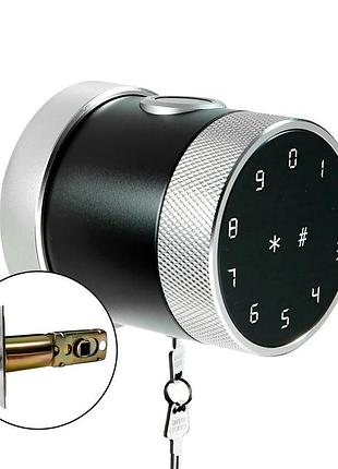 Умный биометрический замок livolo с bluetooth и сканером отпечатка пальца коричневый для дверей