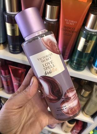 Love spell brulee спрей оригінал victorias secret