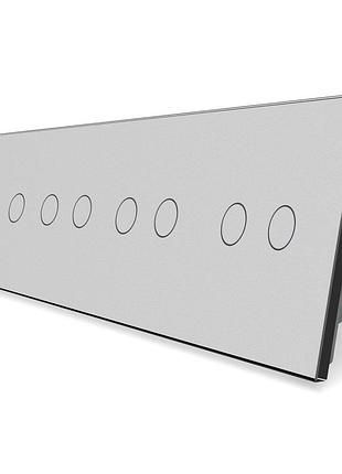 Умный zigbee сенсорный выключатель 8 сенсоров 2 2 2 2 1000 вт серый livolo