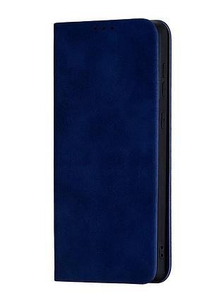 Чехол flip case полистирол противоударный для samsung a73 5g темно-синий