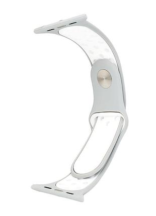Ремешок apple watch силикон серый для моделей 42-49 мм