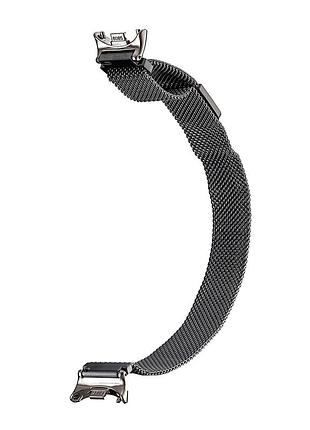 Ремешок из нержавеющей стали магнитный для mi band 8 9 10 черный