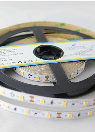 Світлодіодна стрічка 5000 мм 4 8 вт 24 в білий теплий ip33 led-stil для професійного освітлення