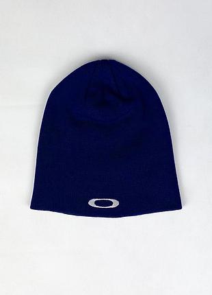 Шапка oakley vintage software navy оригінал синя тоненька