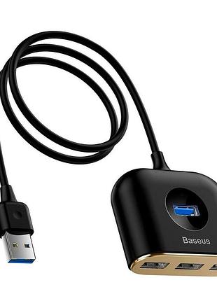 Usb-хаб baseus usb 3.0 4 порти чорний