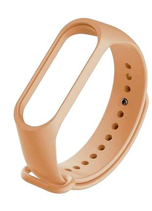 Ремешок силиконовый для mi band 3/4 карамельный антискольжение