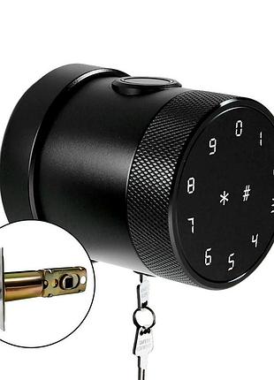 Умный биометрический замок с bluetooth и сканером отпечатка пальца черный для дверей livolo
