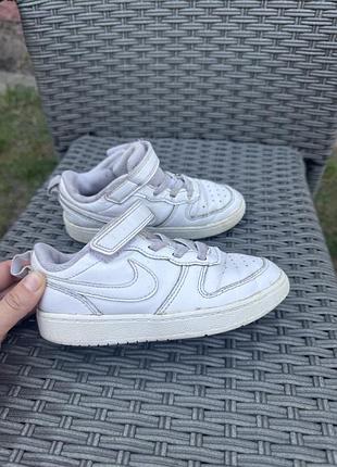 Кросівки білі кеди nike 27