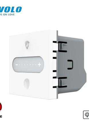 Умный сенсорный диммер livolo 2а 230в белый без нейтрали zigbee для регулировки яркости освещения