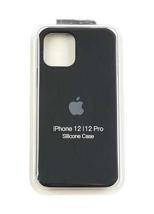 Чохол силіконовий протиударний для iphone 12 12 pro чорний