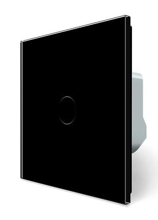 Умный сенсорный диммер livolo черный zigbee 5-500 вт для регулирования яркости света