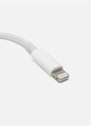 Адаптер lightning/3.5mm для iphone 6 белый 6