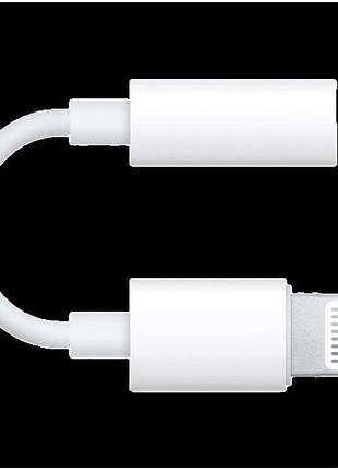 Адаптер lightning/3.5mm для iphone 6 белый 7