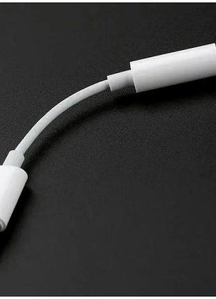 Адаптер lightning/3.5mm для iphone 6 белый 8