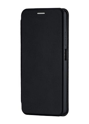 Чехол книжка полистирол противоударный для redmi note 12 pro 5g/poco x5 pro 5g черный