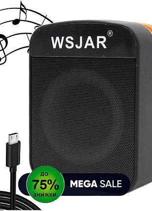 Портативная колонка bluetooth sps l-030bt с держателем для телефона / беспроводная колонка с подсветкой