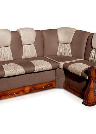Кухонный уголок каприз (brown+beige) орех