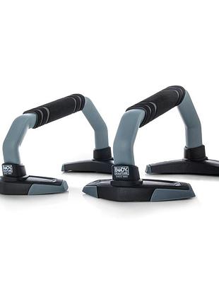 Упоры для отжиманий body sculpture bb 6331 - профессиональные ручки для силовых и функциональных тренировок