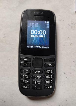 Nokia 105 dual sim 4-го покоління.чудовий стан,заводський комплект.