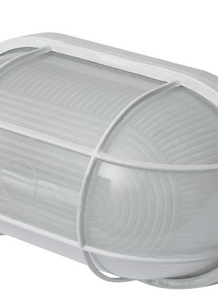 Светильник 60w 230v e27 ip54 овальный 213х100х107mm white [l002012] e.next e.light.1401.1.60.27.