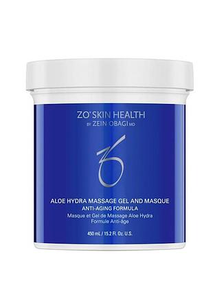 Гель-маска увлажняющая, массажная с экстрактом алоэ zo skin health aloe hydra massage gel and masque by zein obagi, 450 мл