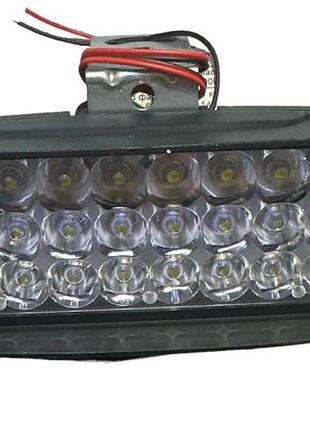 Фара led l309-55w ghzvjrenyf 64*190*36mm flood 12v dc 1,5w 30шт. 6000 к ip67 4500 lm
