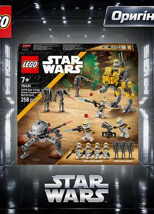Конструктор lego star wars боевой отряд бойцов-клонов 327-го галактического корпуса 75431