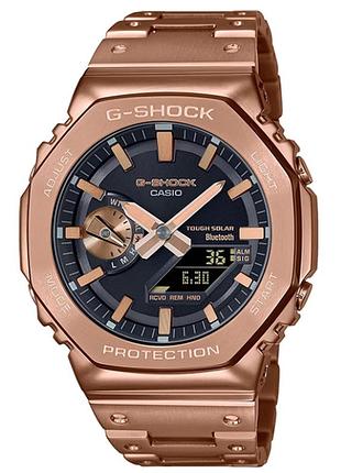 Часы casio g-shock gm-b2100gd-5aer джи шок под розовое золото или под медь