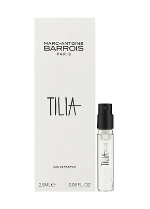 Marc antoine barrois tilia парфюмированная вода пробник мини 2.5 мл оригинал