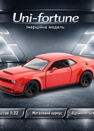 Машинка uni-fortune rmz city dodge challenger (554040)