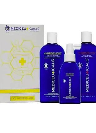 Набор против выпадения и истончения волос у мужчин, сухие волосы mediceuticals advanced hair restoration kit