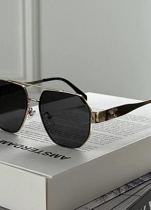 Женские солнцезащитные очки celine (селин), брендовые солнцезащитные очки премиум-класса для среднего типа лица, uv400