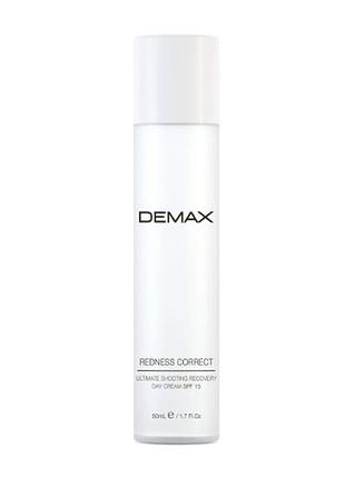 Регенеруючий крем-флюїд demax redness correct ultimate soothing recovery day cream spf 15, 30 мл