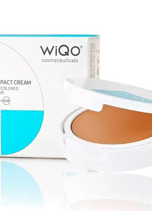 Крем-пудра spf50 wiqo icp cream invisible colored protective light, 10.5ml