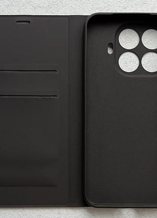 Xiaomi 15t pro чехол-книжка wave flap чёрный высококачественная искусственная кожа слоты для карт