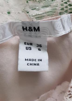 H&m нежный топ маечка размер xs-s4 фото