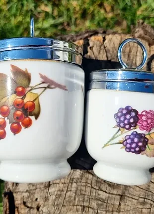 Фарфоровый кодлер для варки яиц, royal worcester, великобритания, винтаж, последняя треть хх века.