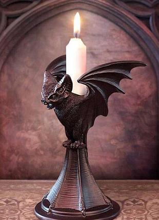 Подсвечник летучая мышь (alchemy gothic) раритет