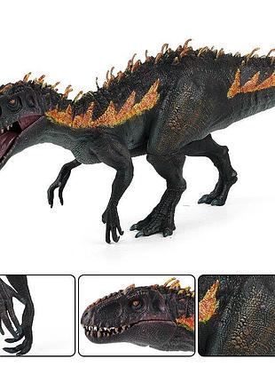 Фигурка индоминус рекс- индораптор (jurassic park 1) черный. новинка