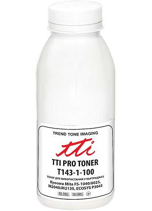 Тонер tti pro для kyocera mita fs-1040/6025, m2040/m2135, ecosys p3045 бутль 100г black (t143-1-100)