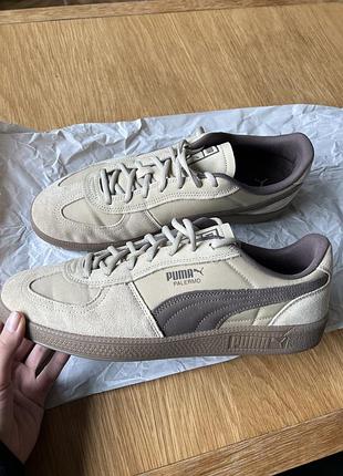 Puma кеди чоловічі бежевого кольору, замшеві(шкіряні) ,46 розмір