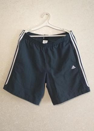 Шорты adidas vintage (l-xl) с лампасами оригинал
