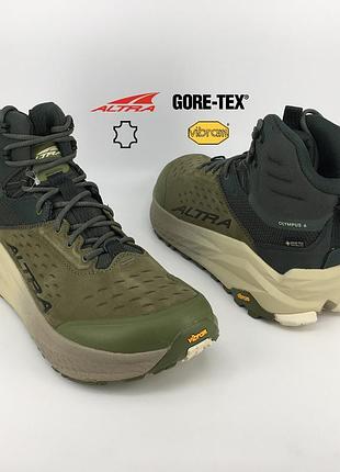 Мужские кожанные ботинки altra olympus 6 hike mid gtx 43 оригинал