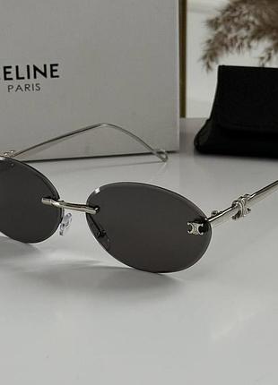 Женские солнцезащитные очки celine (селин), брендовые солнцезащитные очки премиум-класса для среднего типа лица, uv400